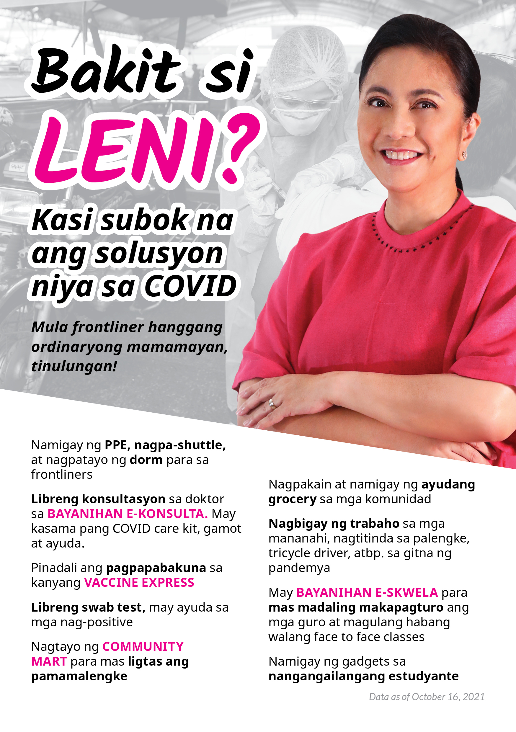 Bakit si Leni (COVID)?