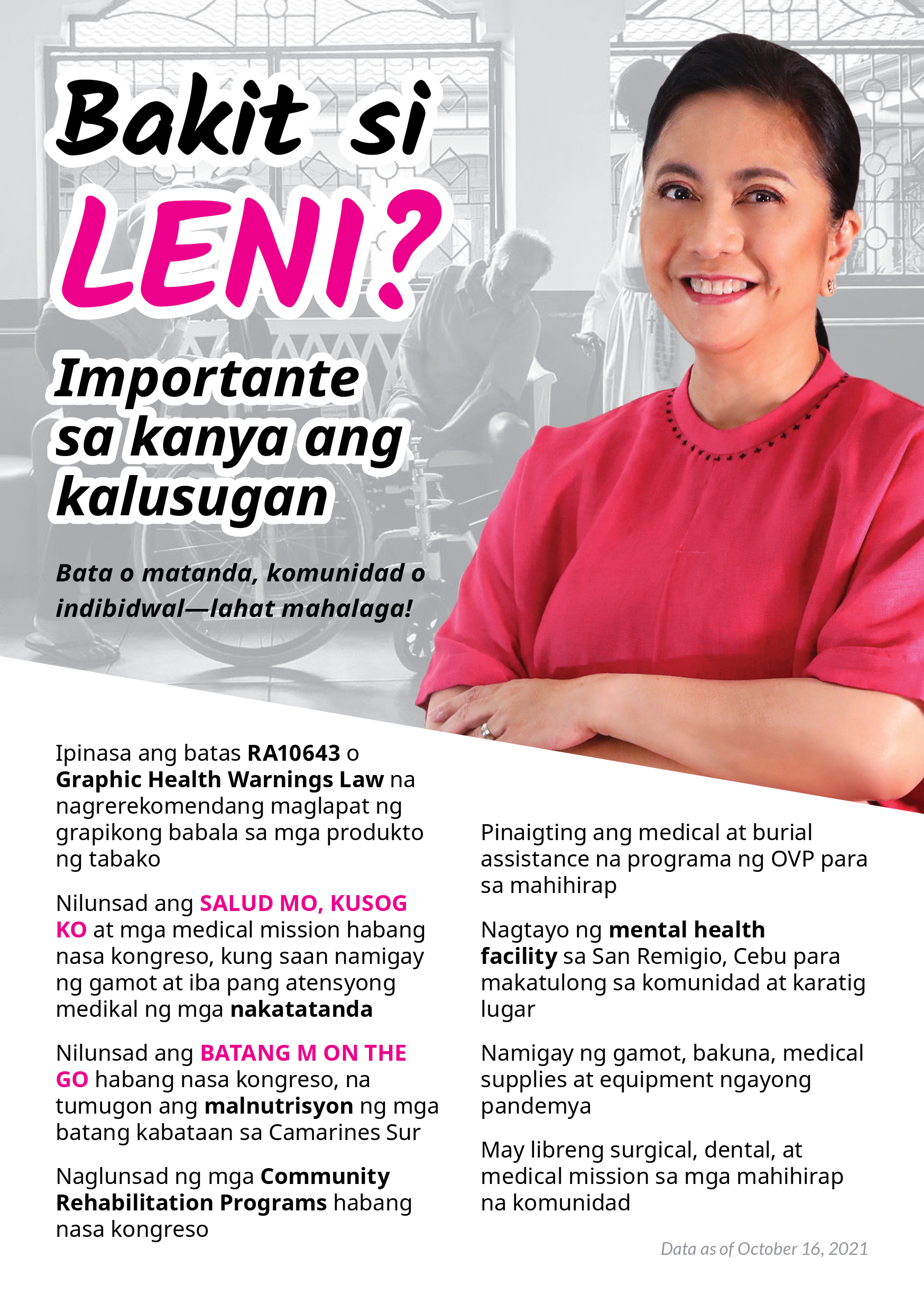 Bakit si Leni (Kalusugan)?